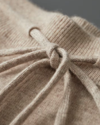 CASHMERE LEISURE STRAIGHT PANTS