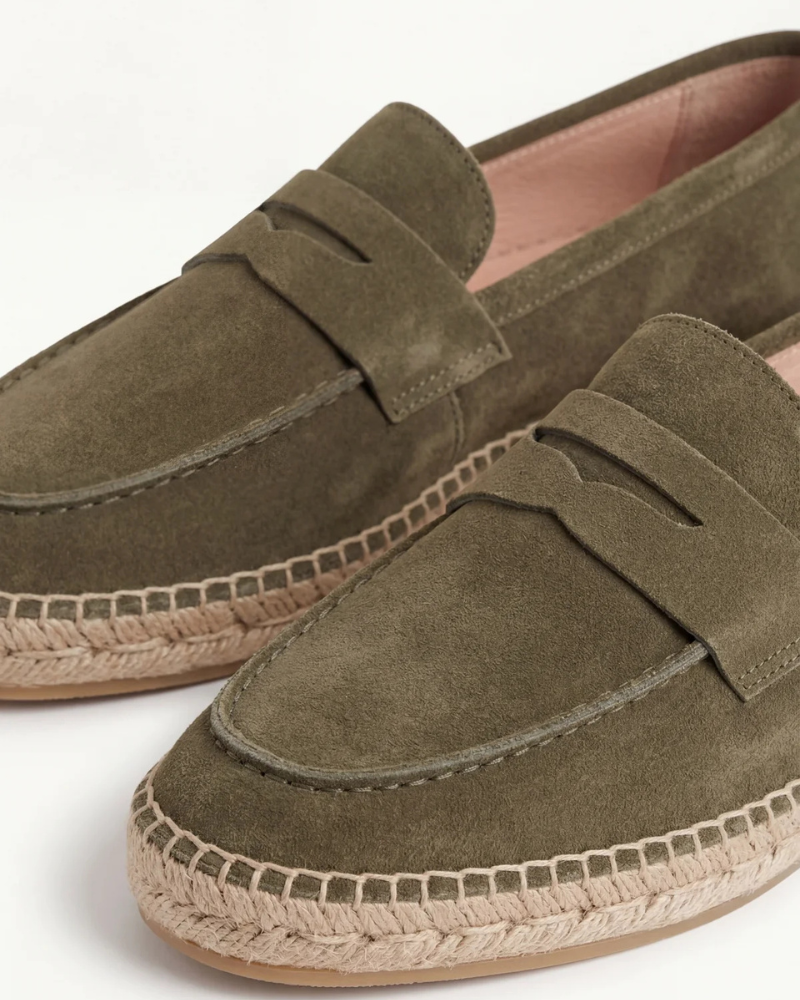 OCEAN SUEDE MULE - OLIVE