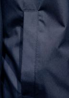 Navy Blue Technical Windbreaker Jacket