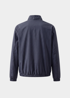 Navy Blue Technical Windbreaker Jacket