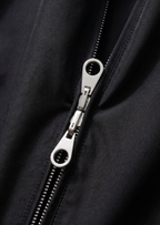 Black Technical Windbreaker Jacket