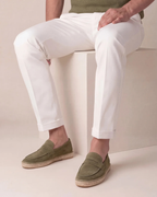 OCEAN SUEDE MULE - OLIVE