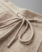 CASHMERE LEISURE STRAIGHT PANTS