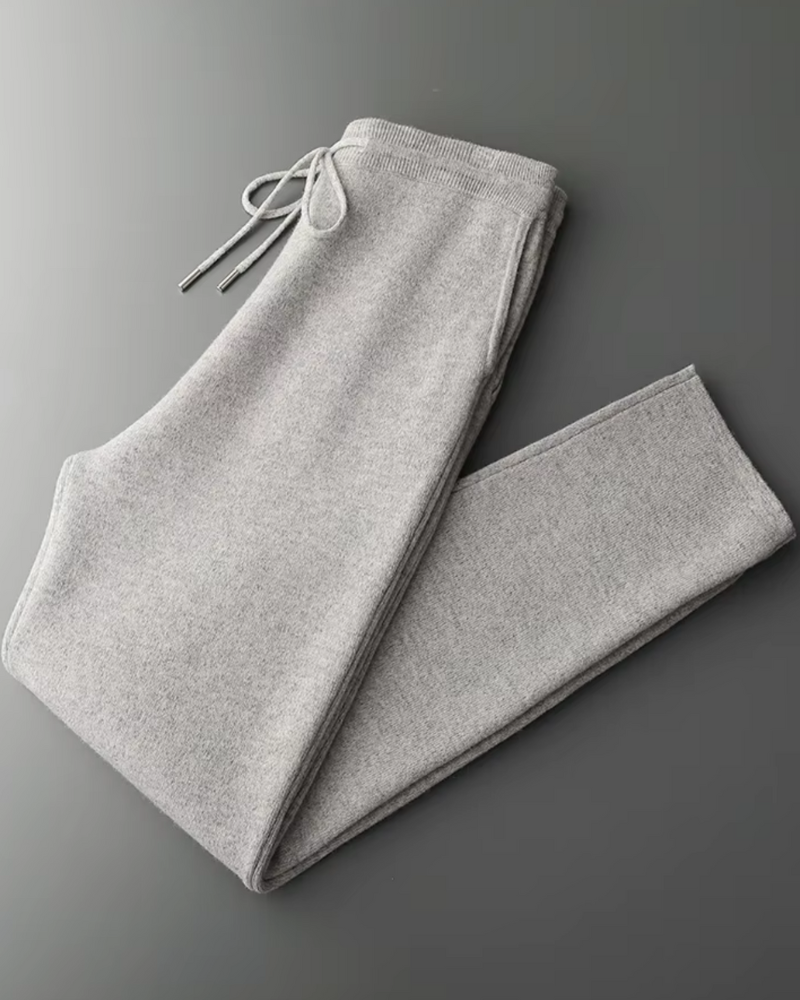 MERINO LEISURE STRAIGHT TROUSERS