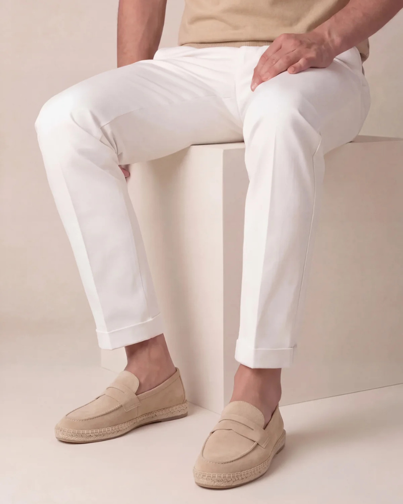 OCEAN SUEDE MULE - BEIGE