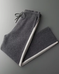MERINO WIDE STRIPED LEISURE TROUSERS