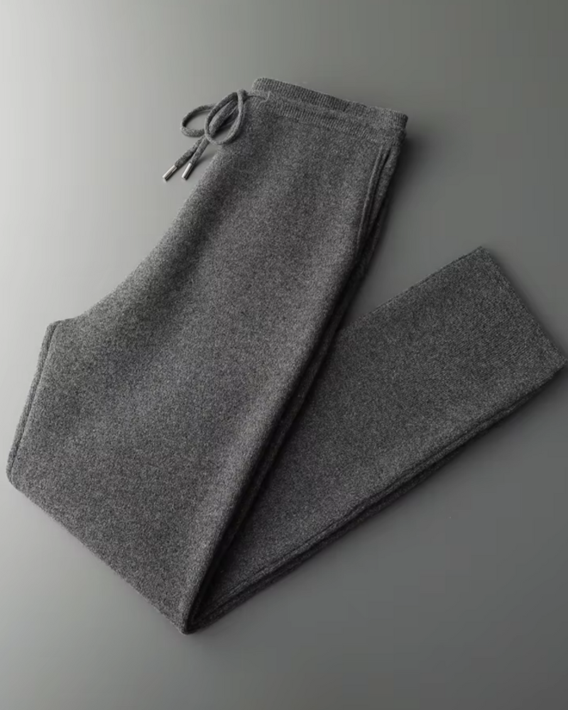 MERINO LEISURE STRAIGHT TROUSERS