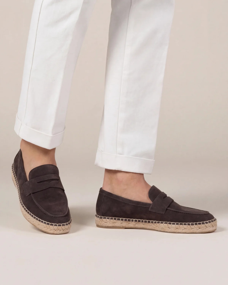 OCEAN SUEDE MULE - COFFEE