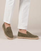 OCEAN SUEDE MULE - OLIVE