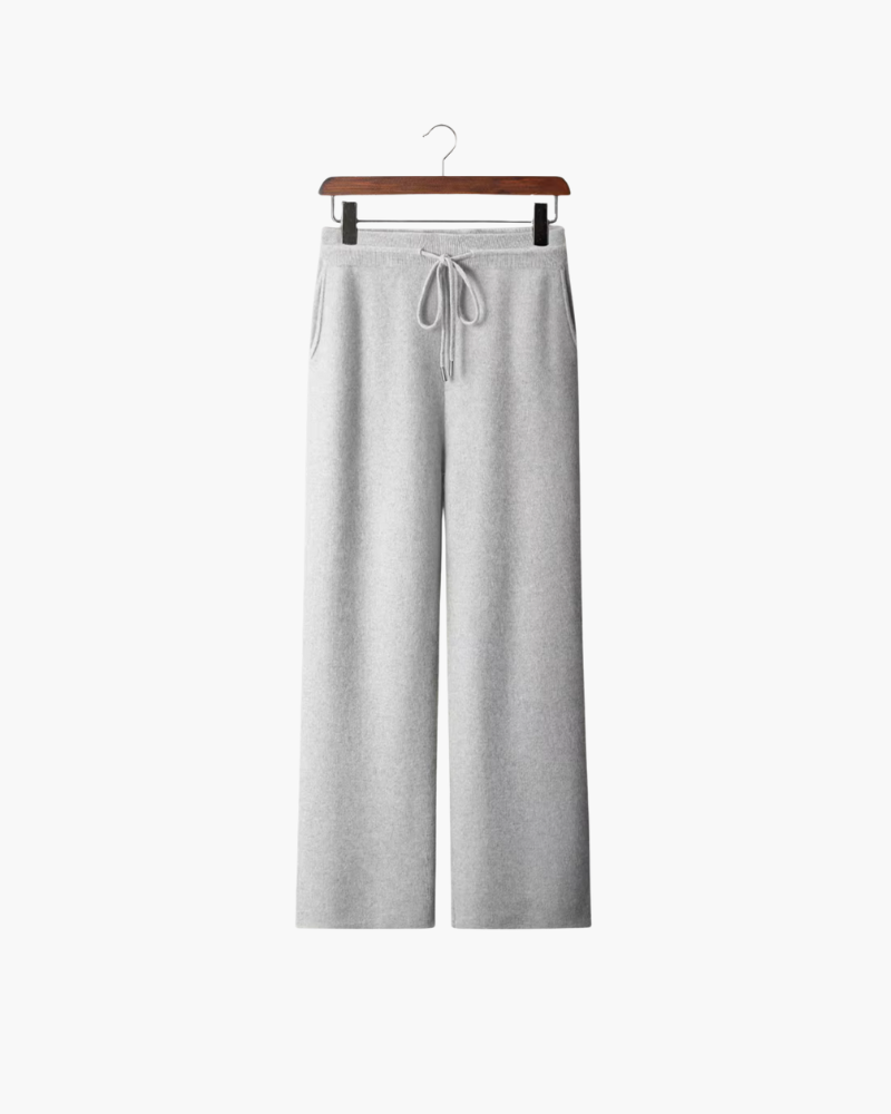 CASHMERE RELAXED STRAIGHT TROUSERS