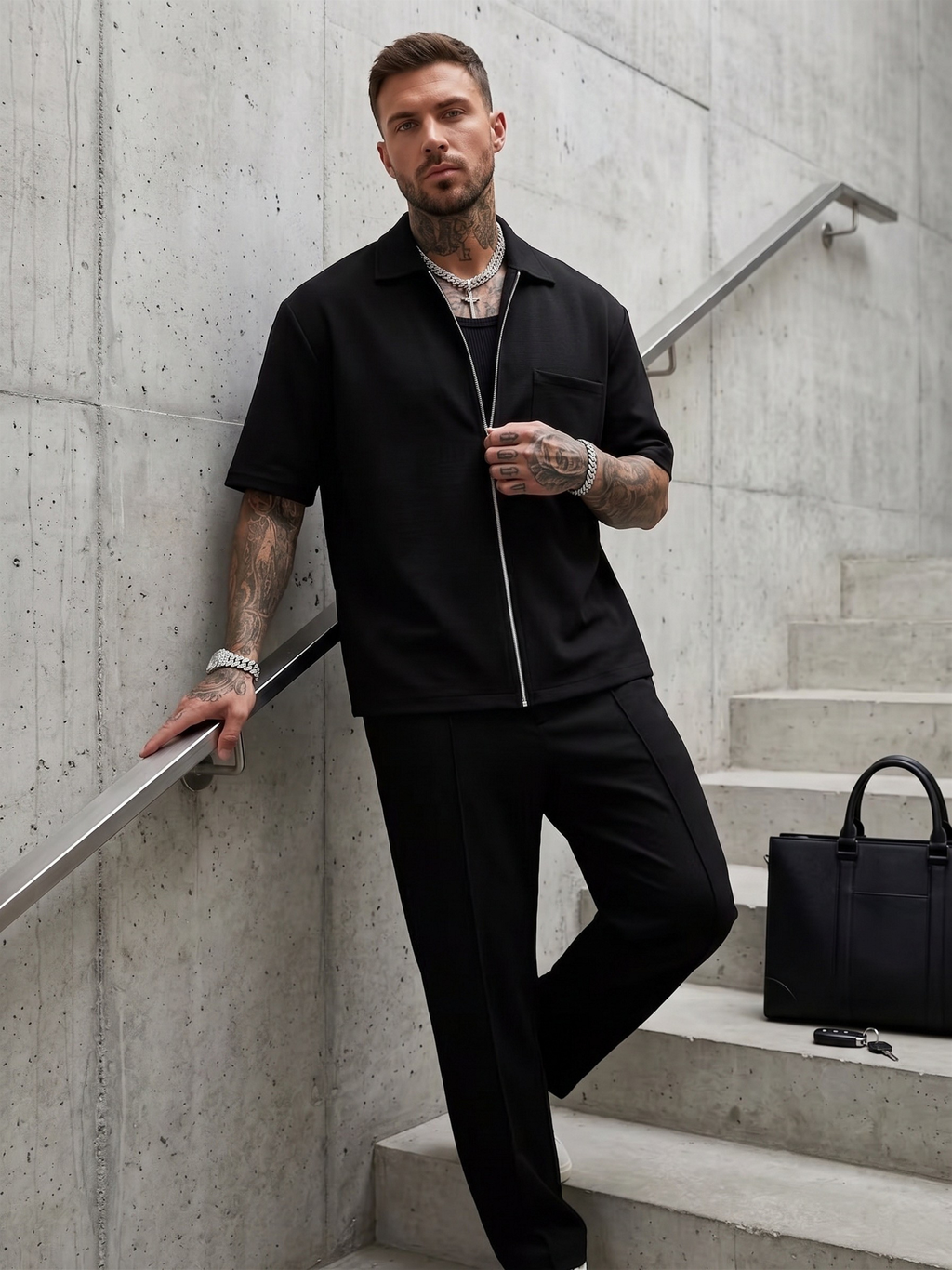 The Atlas™ Zip-Lapel Set