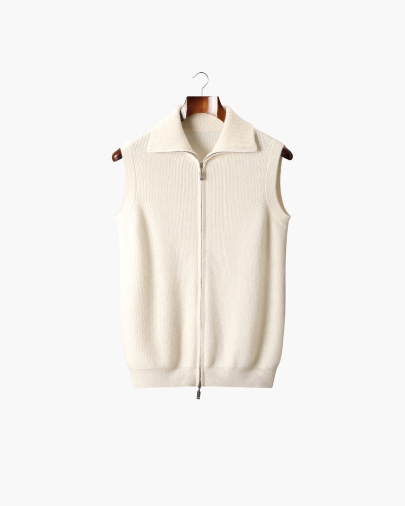 CASHMERE BODY WARMER VEST