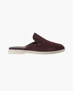 PORTSIDE SUEDE MULE - COFFEE