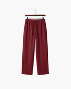 CATANIA LINEN TROUSERS - RED