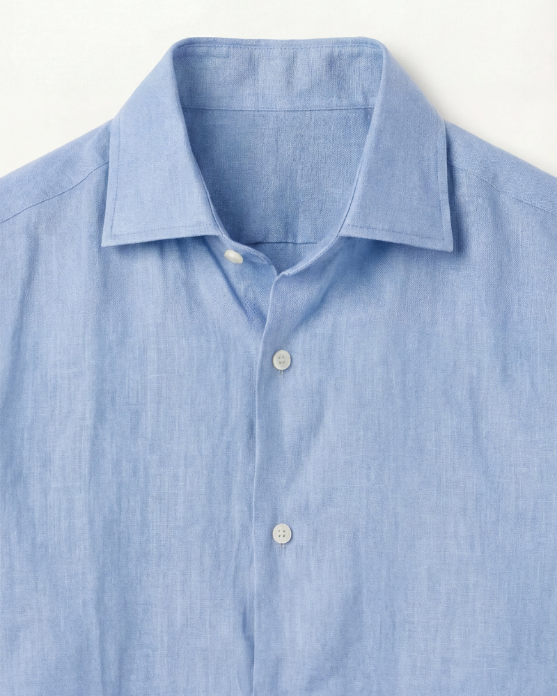 CAPRI LINEN SHIRT - SEA BLUE