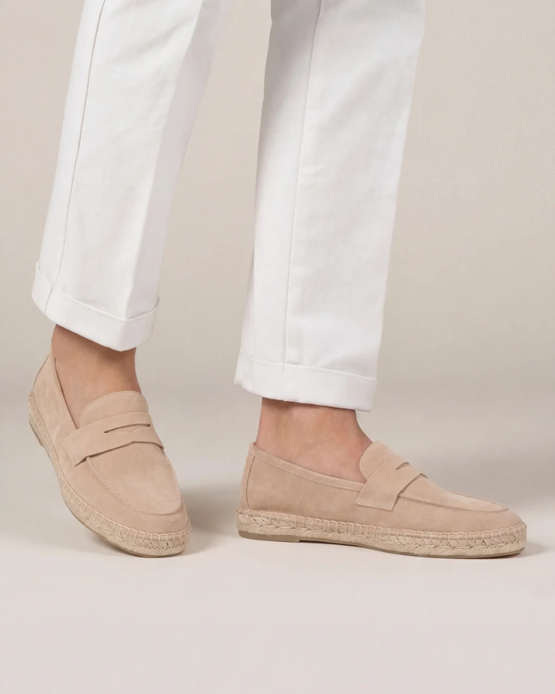 OCEAN SUEDE MULE - BEIGE