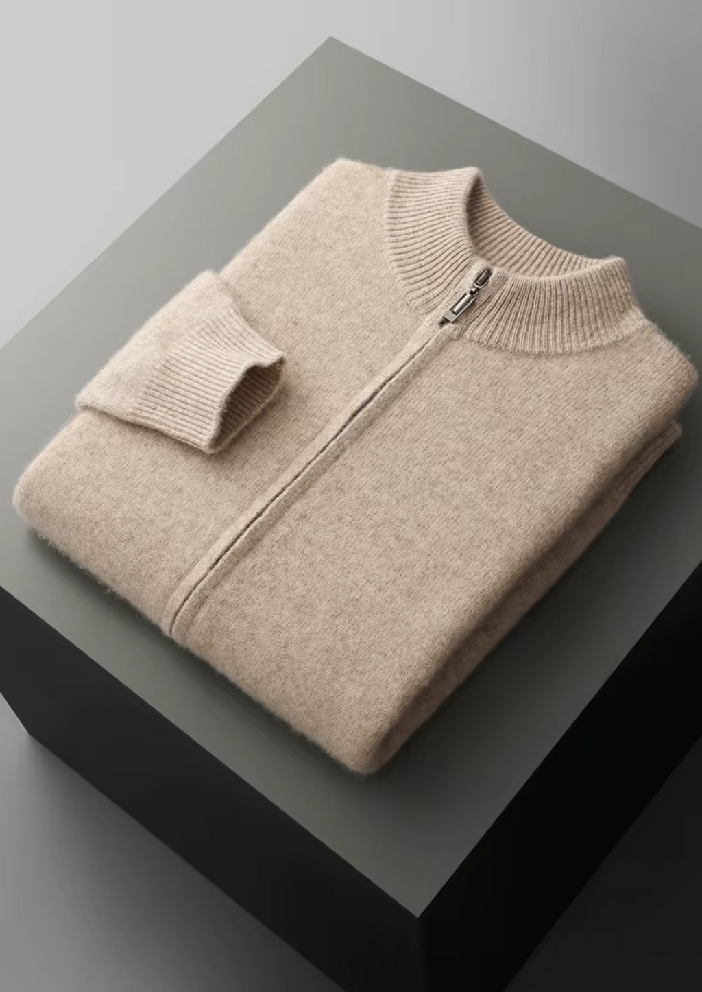 PURE EXTRA-FINE MERINO WOOL SAND LUZZO SET