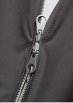Fog Gray Technical Windbreaker Jacket