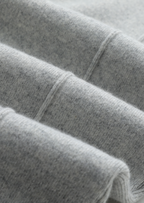 Pure Extra-Fine Merino Wool Light Gray Luzzo Set