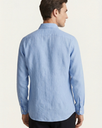 CAPRI LINEN SHIRT - SEA BLUE