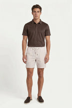 Amalfi Swim Short Sand/White Stripe
