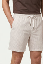 Amalfi Swim Short Sand/White Stripe