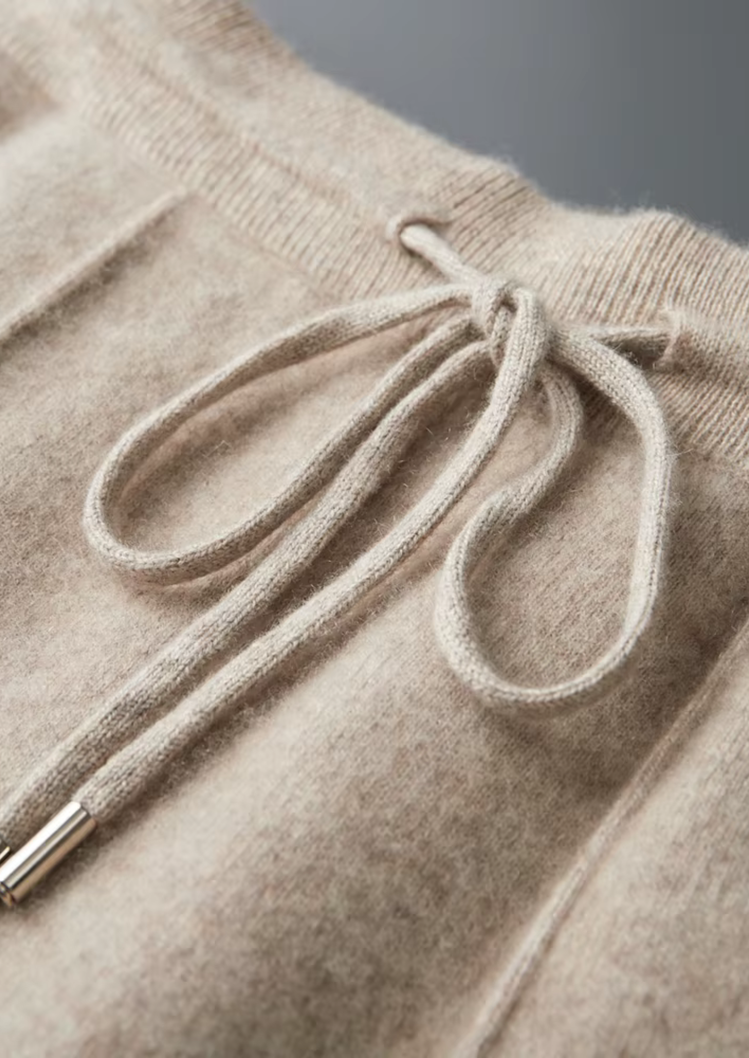 PURE EXTRA-FINE MERINO WOOL SAND LUZZO SET