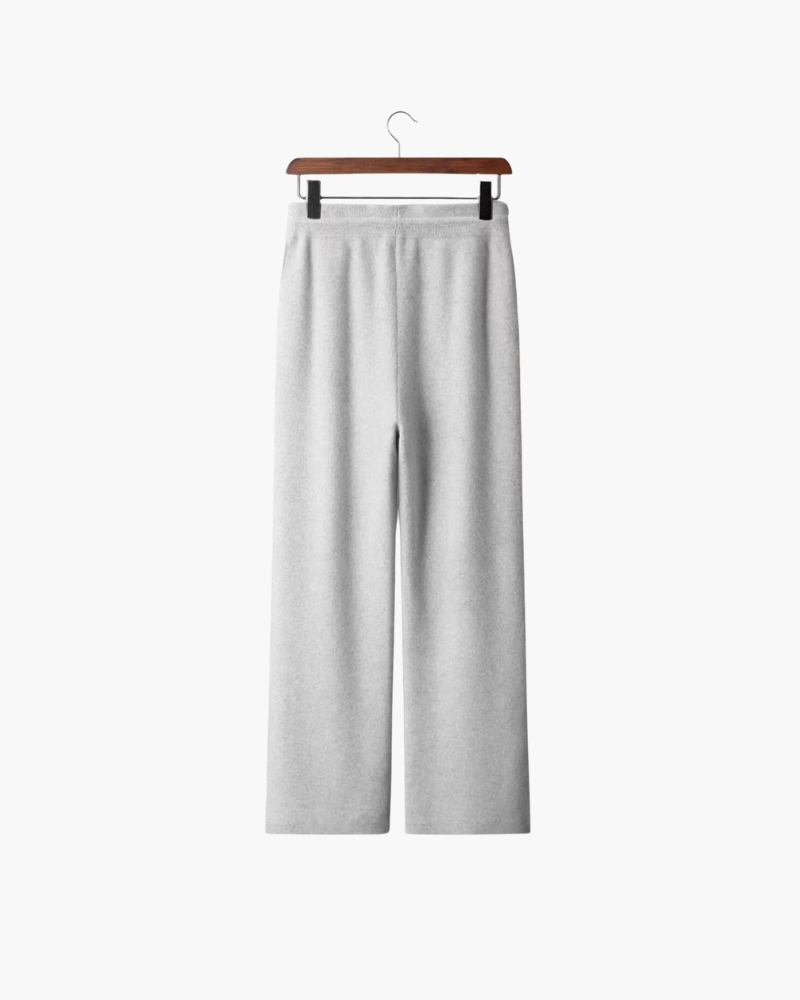 CASHMERE RELAXED STRAIGHT TROUSERS