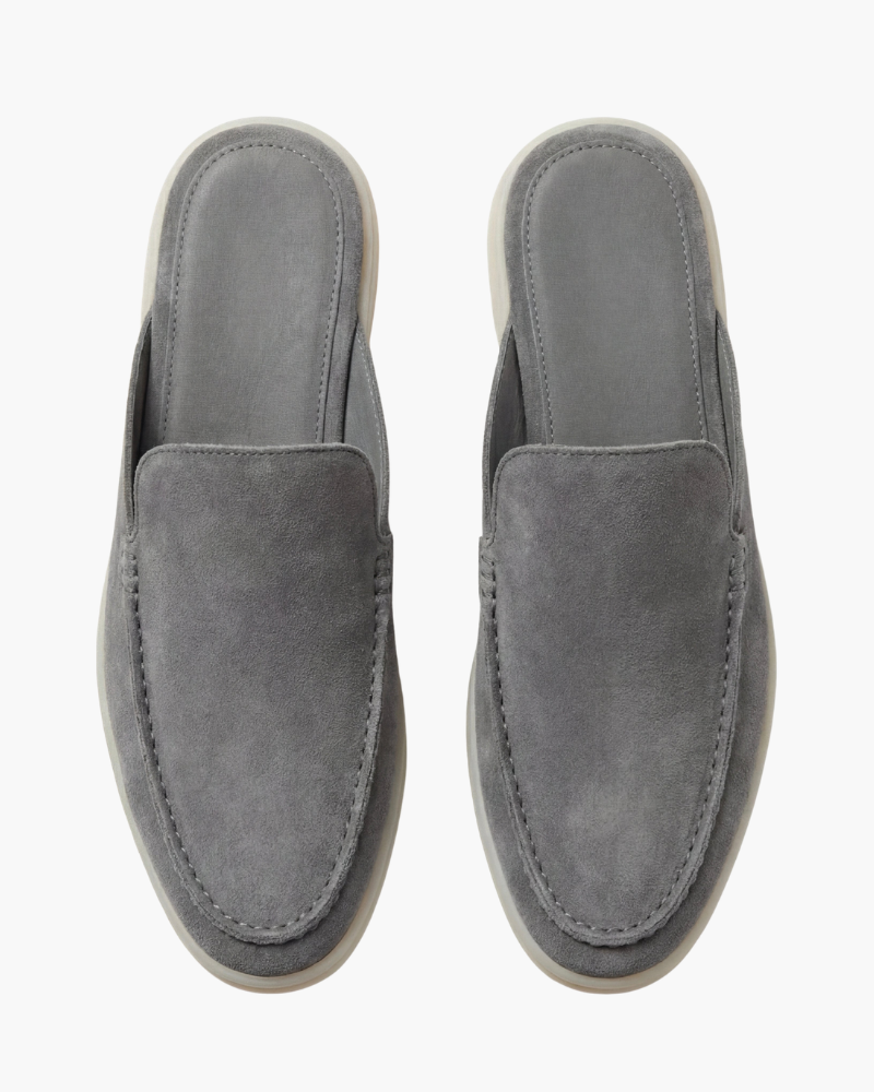 PORTSIDE SUEDE MULE - GREY