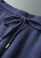 Premium Cashmere Navy Blue Milano Leisure Set