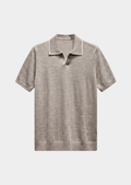 Ellis Beige Lightweight Polo Shirt