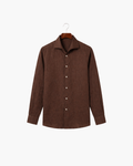 CAPRI LINEN SHIRT - BROWN