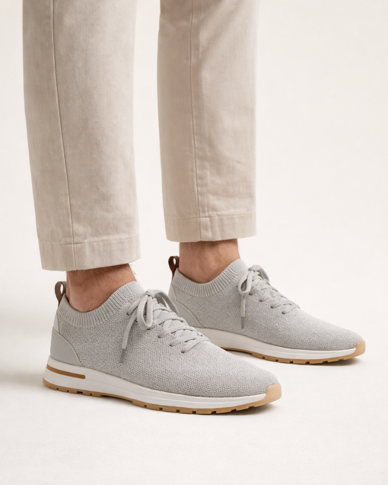 SOLANA MESH SLIP-ON SNEAKER - LIGHT GREY