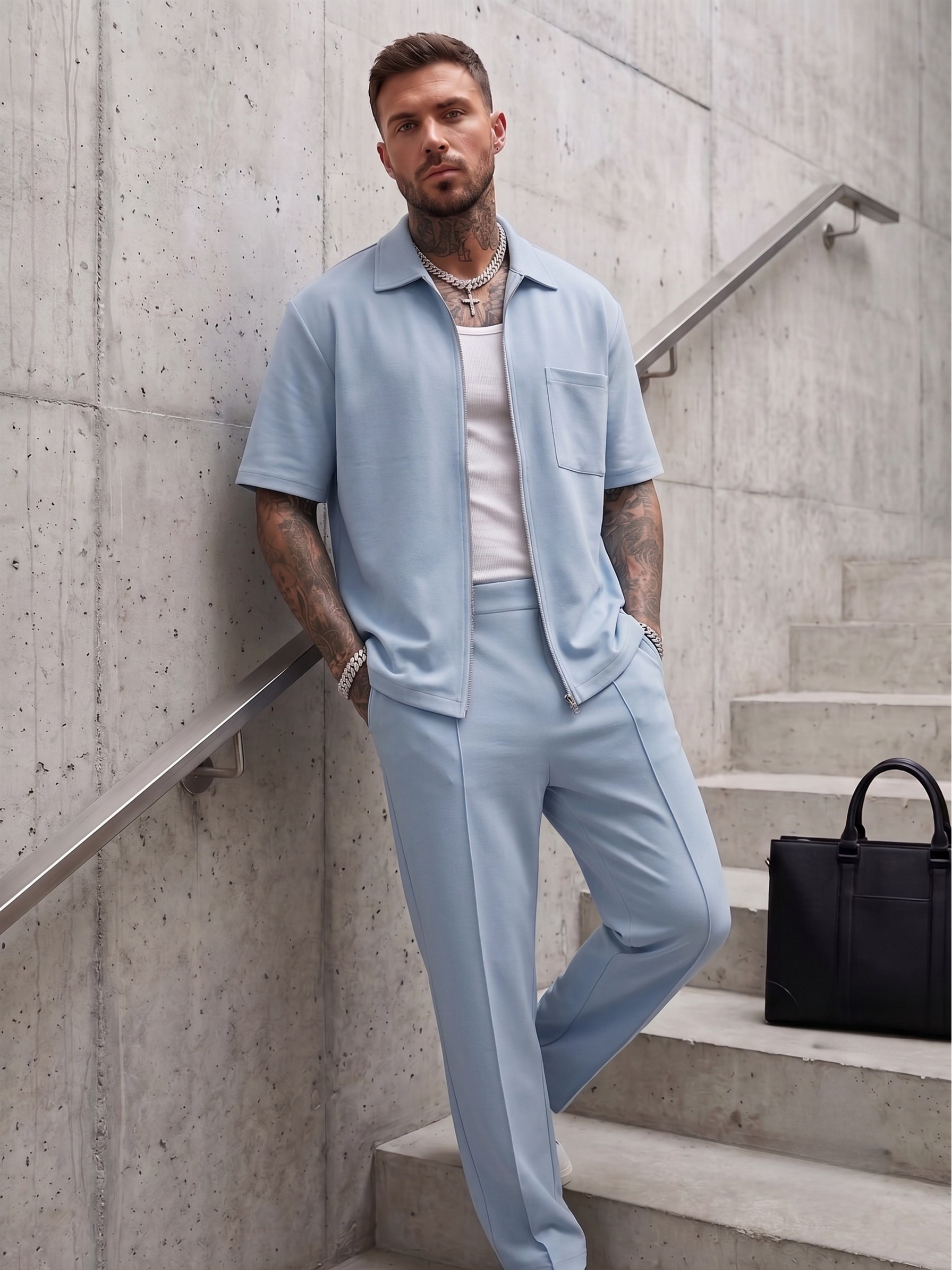 The Atlas™ Zip-Lapel Set