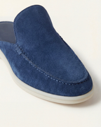 PORTSIDE SUEDE MULE - BLUE