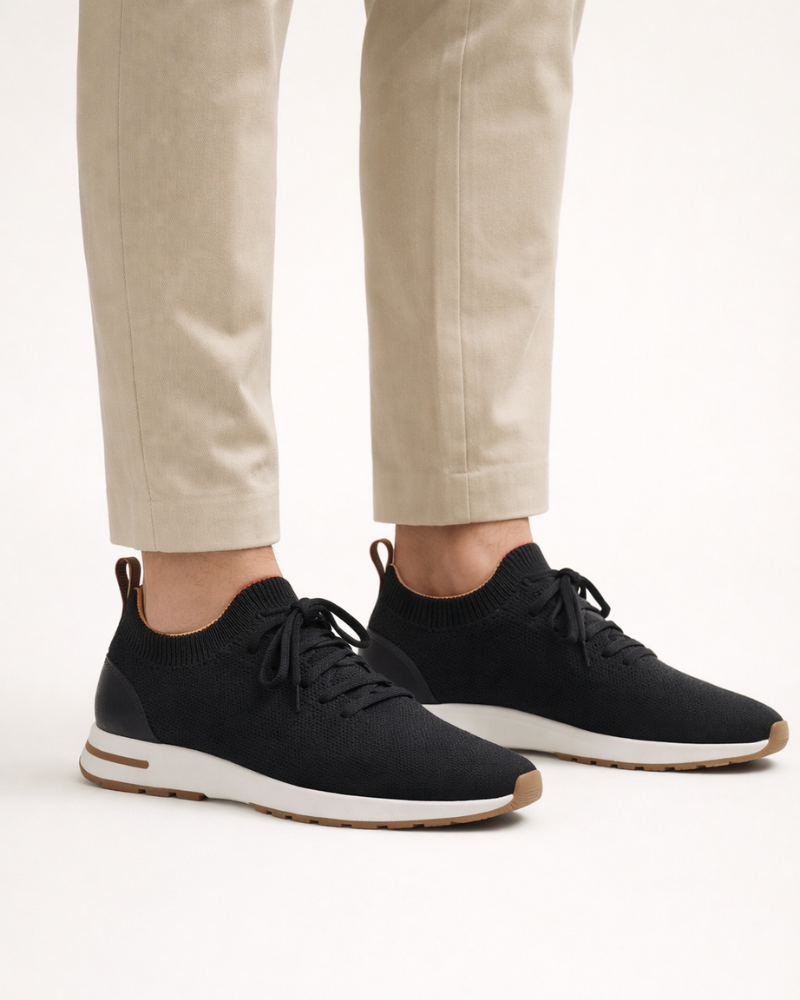 SOLANA MESH SLIP-ON SNEAKER - BLACK