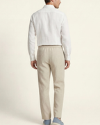 CATANIA LINEN TROUSERS - BEIGE