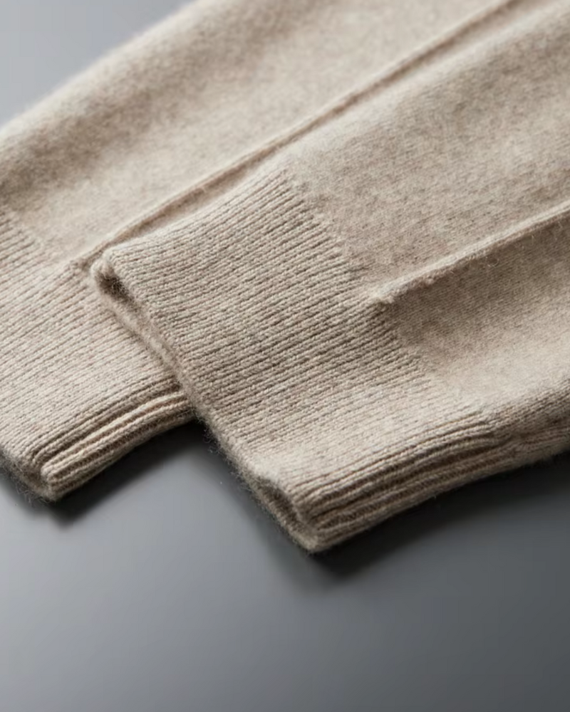 CASHMERE STRAIGHT TROUSERS