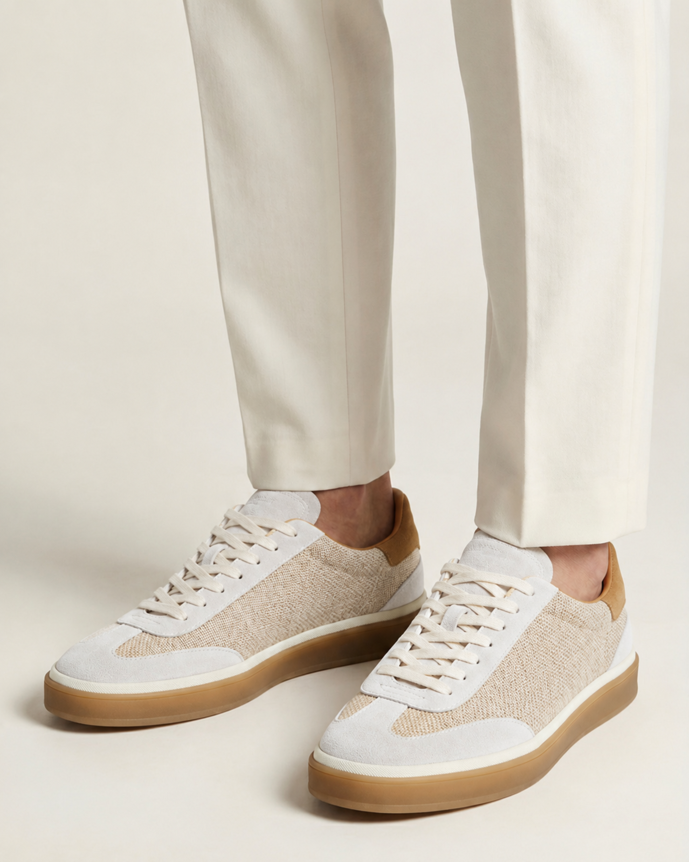 TENNIS WALK SNEAKER - BEIGE