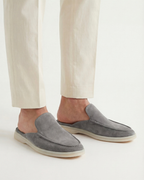PORTSIDE SUEDE MULE - GREY