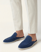 PORTSIDE SUEDE MULE - BLUE