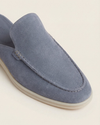 PORTSIDE SUEDE MULE - SEA BLUE