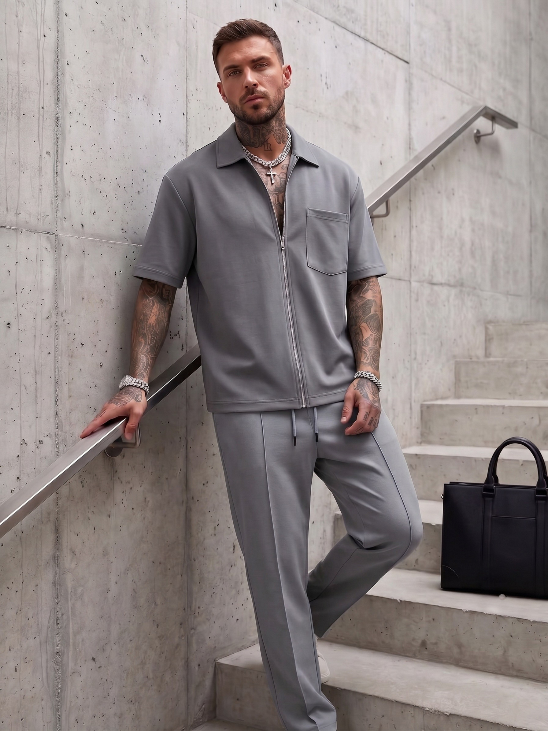 The Atlas™ Zip-Lapel Set