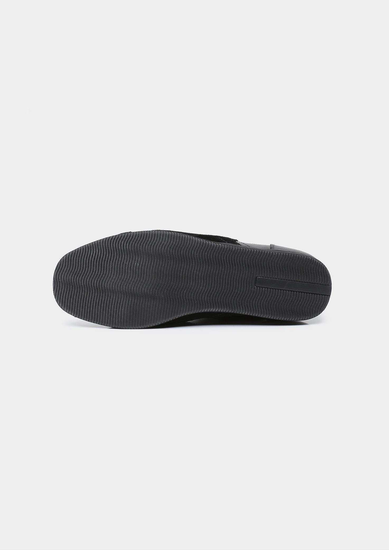 Black Retro Hybrid Suede Leather Runner