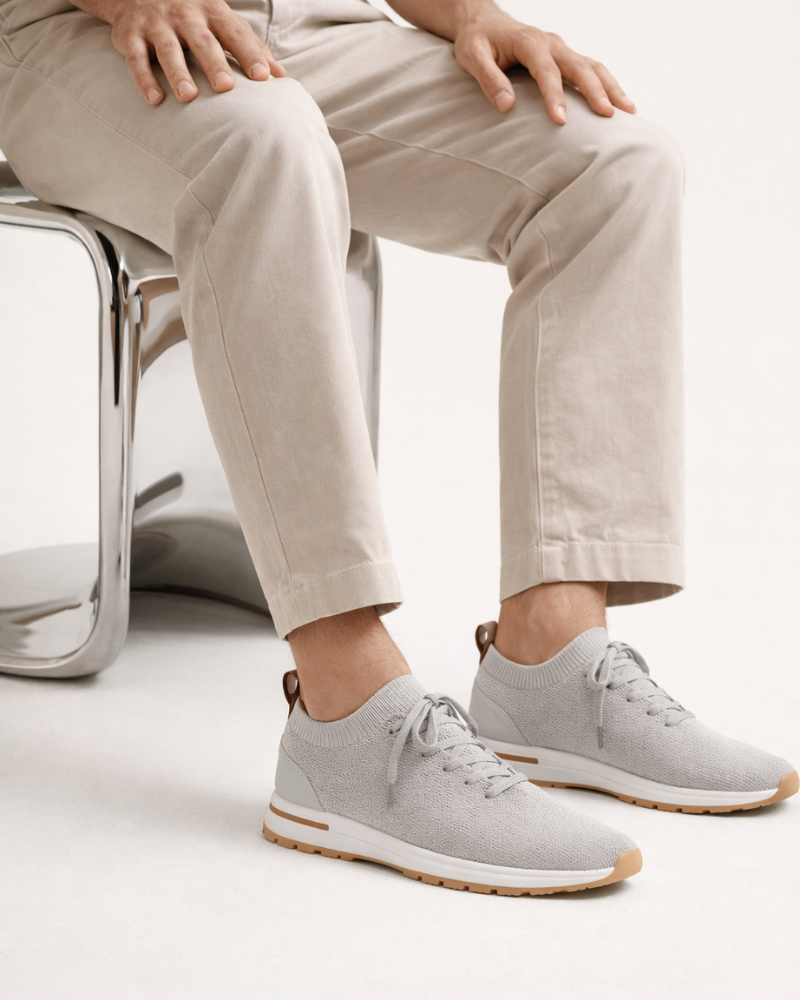 SOLANA MESH SLIP-ON SNEAKER - LIGHT GREY