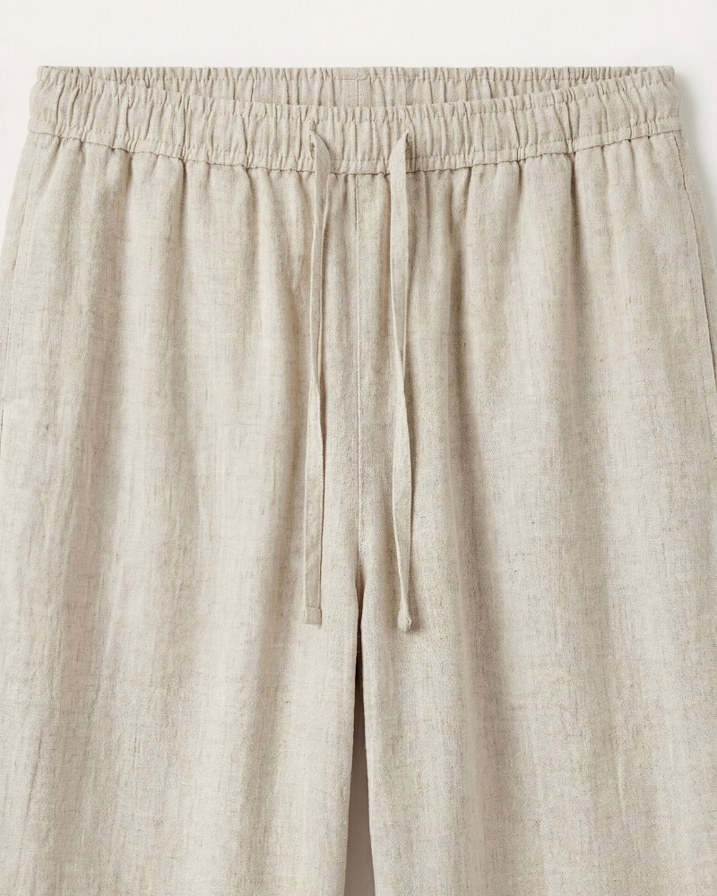 CATANIA LINEN TROUSERS - BEIGE
