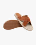 SHEEP SUEDE SANDAL - MOCHA