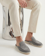 PORTSIDE SUEDE MULE - GREY