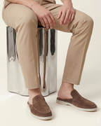 PORTSIDE SUEDE MULE - BROWN