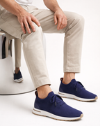 SOLANA MESH SLIP-ON SNEAKER - NAVY